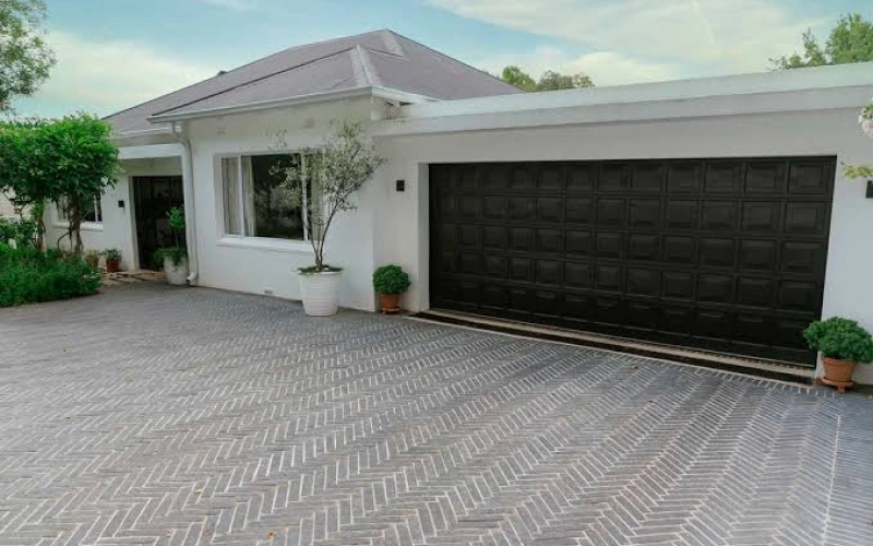 Driveway paving project by Petra Development